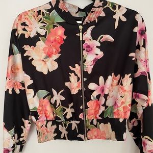 Light jacket satin/silk fabric